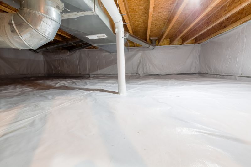 Sealed and Insulated Crawlspace Floor